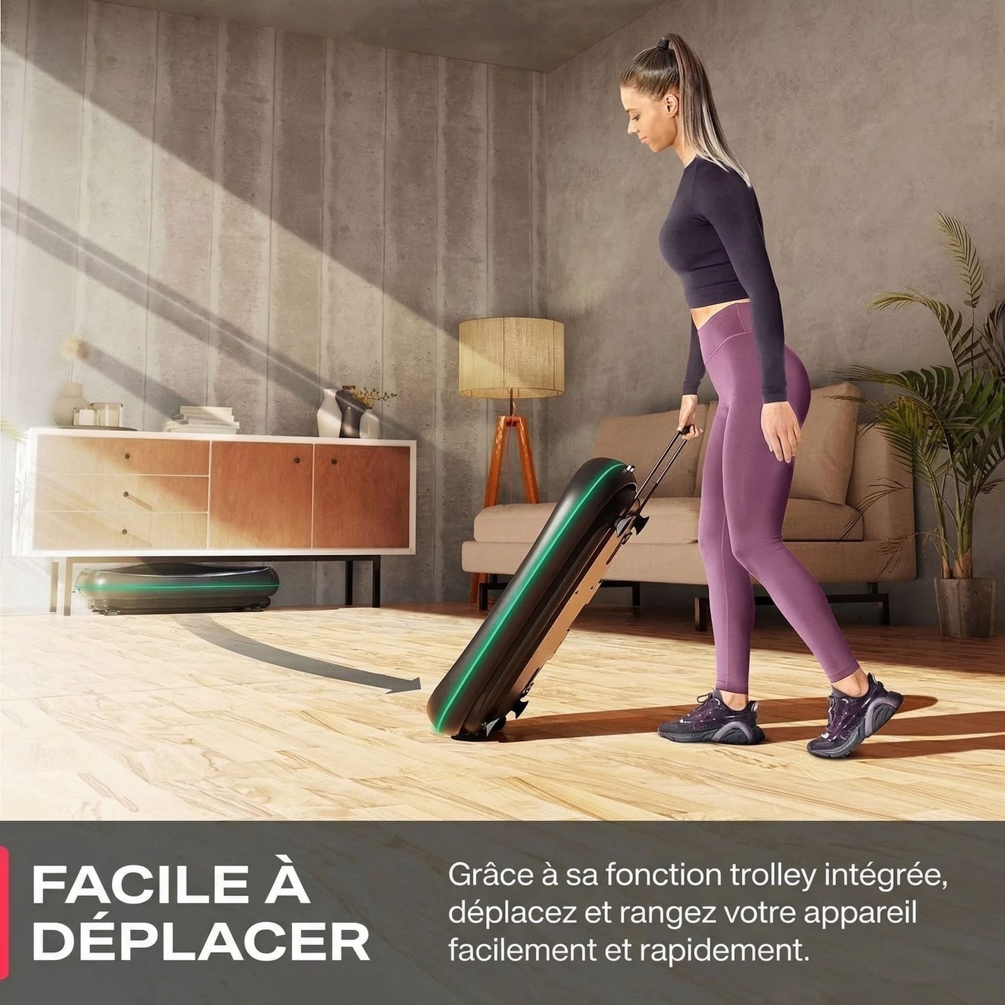 Plateforme vibrante HyperVibe 4D – 3 moteurs – 60 niveaux – Bluetooth – Écran tactile LED