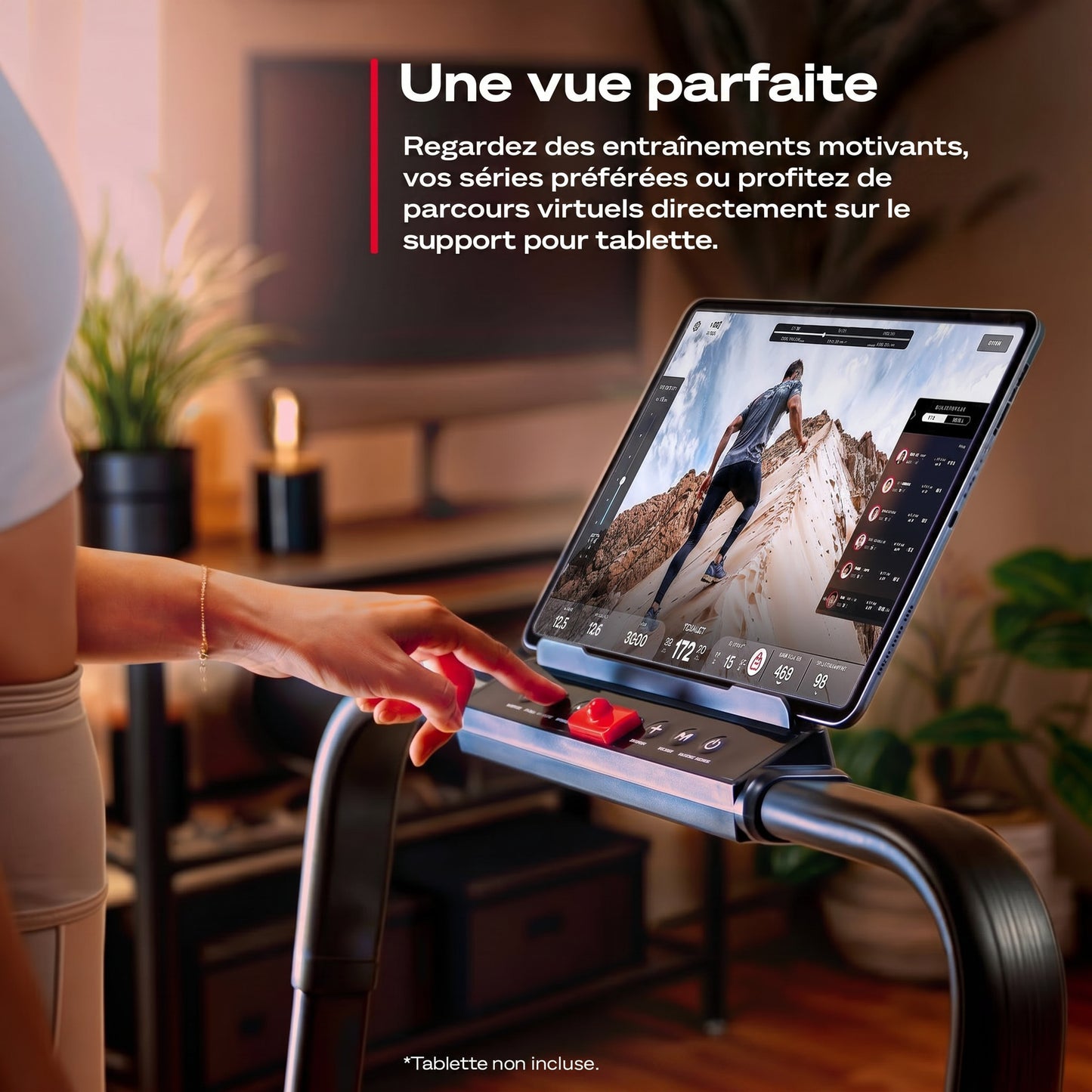 Tapis de course 2-en-1 Lite Mini Plus – 12 km/h – Inclinaison – 12 programmes – Bluetooth