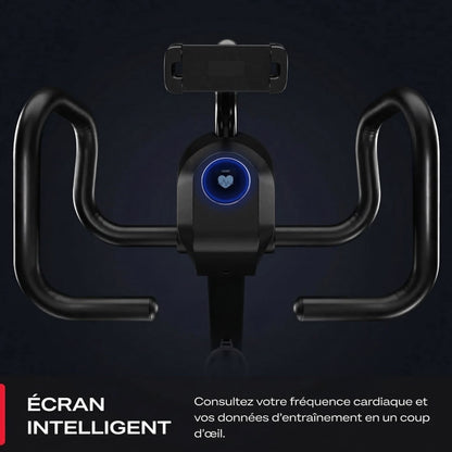 Vélo d’Appartement Homefit PulseFit – 24 Niveaux – Bluetooth – Support Tablette 360° – Charge Max. 120 kg