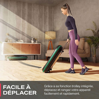 Plateforme vibrante HyperVibe 4D – 3 moteurs – 60 niveaux – Bluetooth – Écran tactile LED
