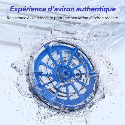 Rameur à Eau Homefit WaterFlow – Réservoir 15 L Incliné à 45° – Bluetooth – Charge Max. 150 kg