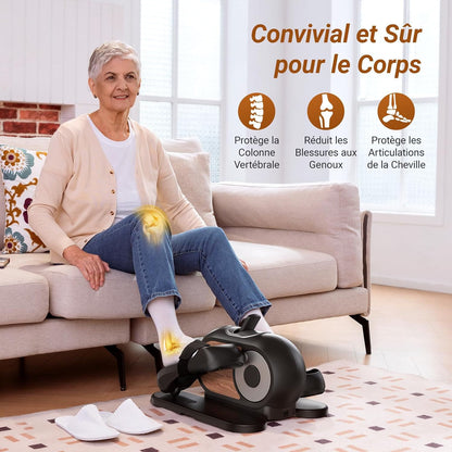 Vélo Elliptique Mini Homefit – 12 Niveaux – Télécommande – Écran LCD – Modes Auto & Manuel – Compact