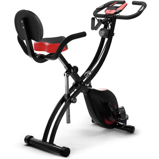 Vélo d’Appartement Pliable Homefit X-Rider – 8 Niveaux de Résistance – Kinomap – Écran LCD 3,5" – 120 kg