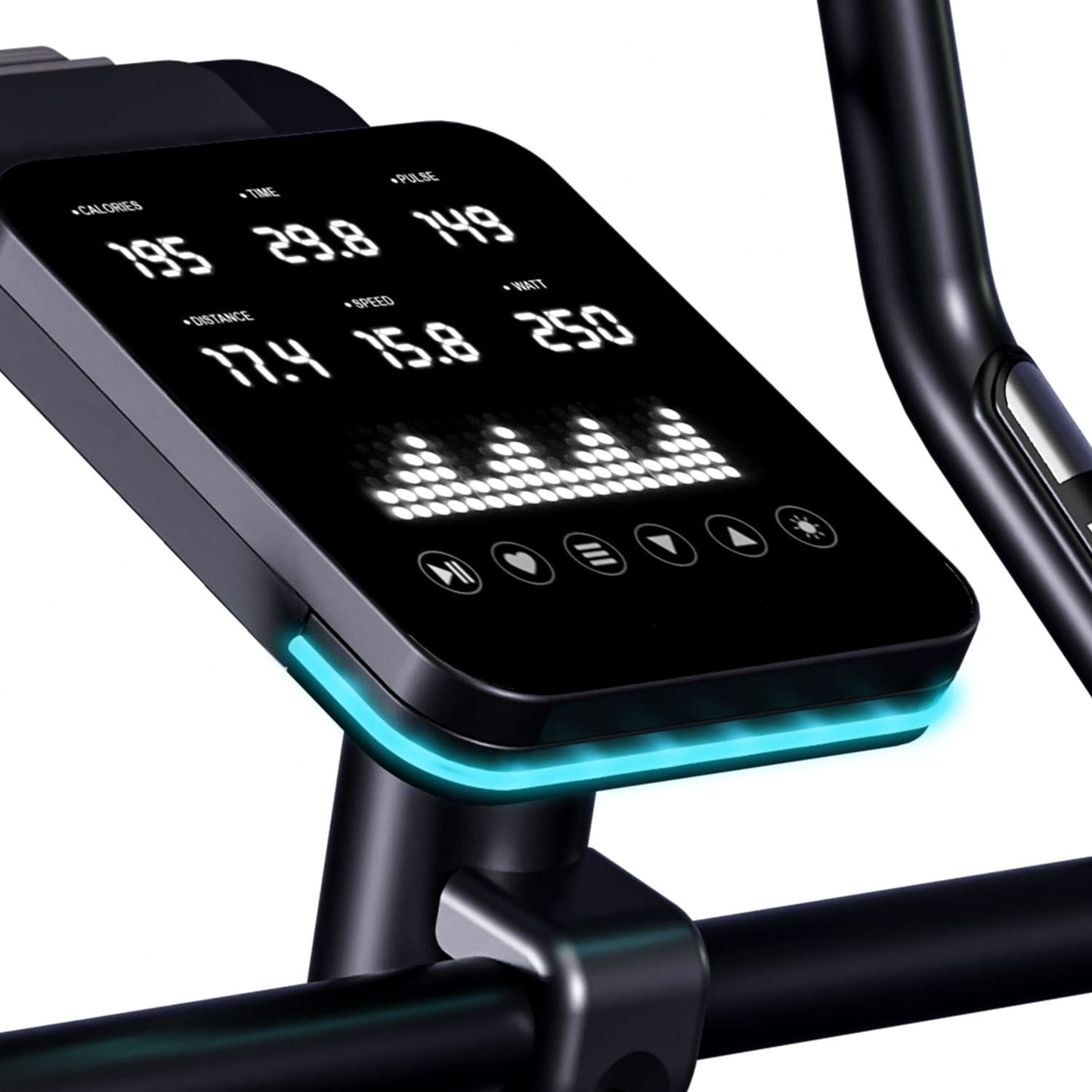 Vélo Elliptique Homefit FlowMotion – 24 Niveaux – Écran Tactile LED – Kinomap – Volant d’Inertie 24 kg – 120 kg
